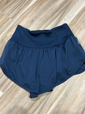 FP Movement by Free People Navy High-Waist Athletic Shorts